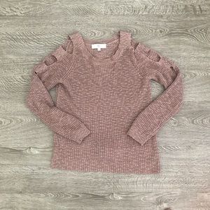 Pinque Saturn Sweater 💕 Cold Shoulder Beach